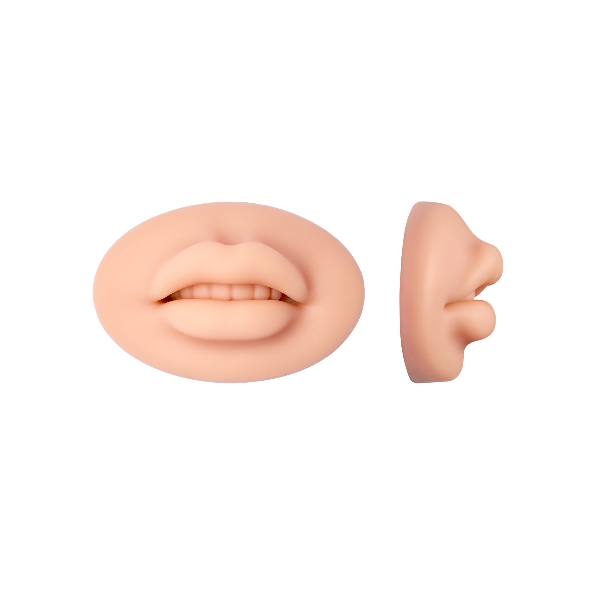 3D Übungslippe Soft Silikon - hell